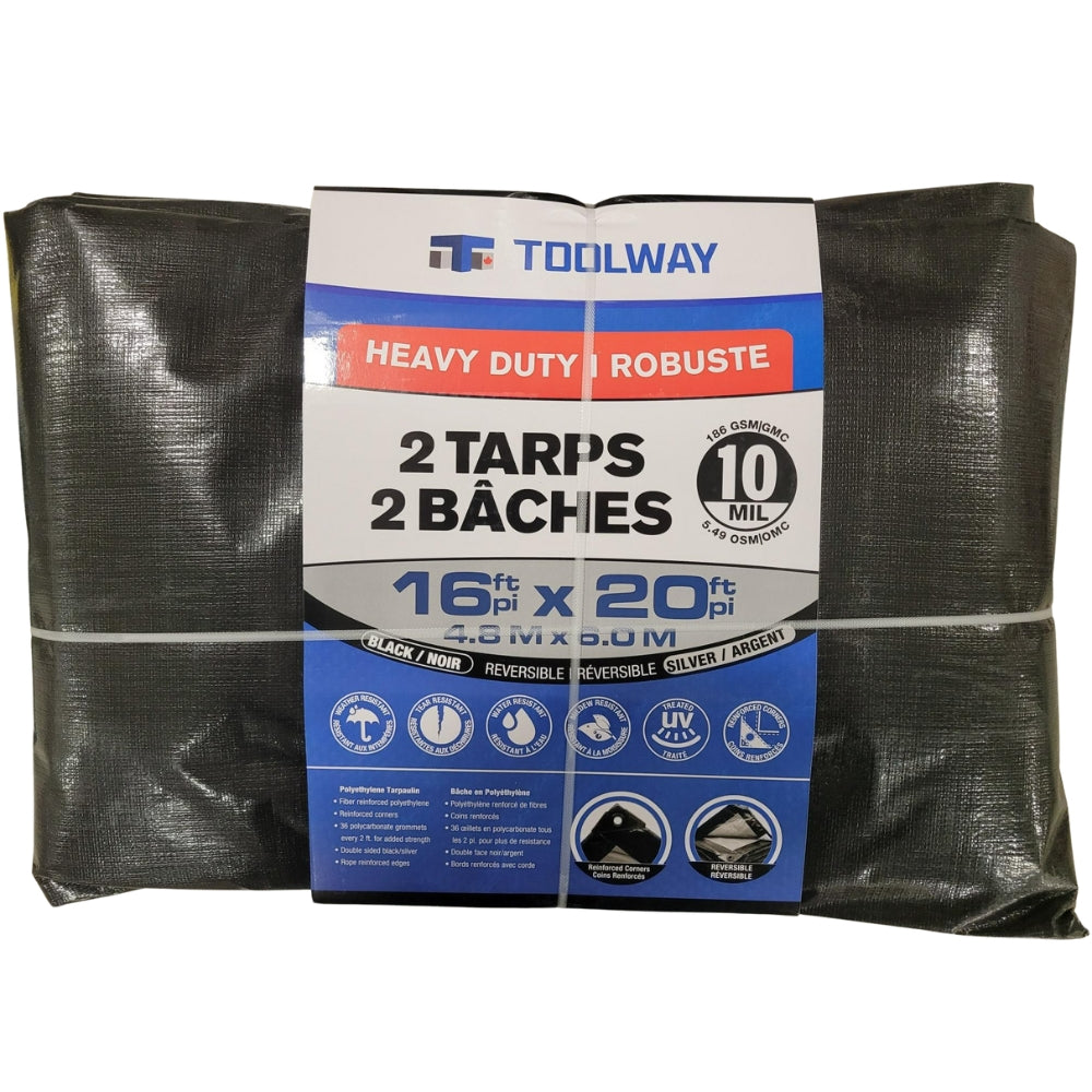Toolway - 2 Heavy-Duty Tarps – CHAP Aubaines