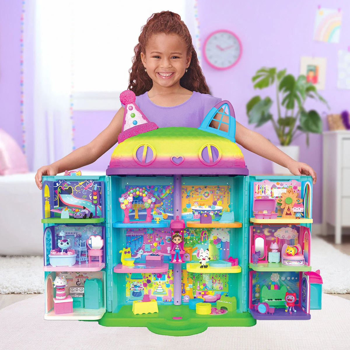 Gabby出品　まとめて Spin Master Gabby's Dollhouse with 6 Detachable Rooms – CHAP Aubaines