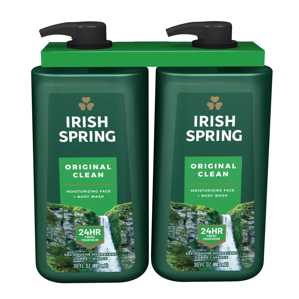 Irish Spring Gel douche, 2 x 887 mL CHAP Aubaines