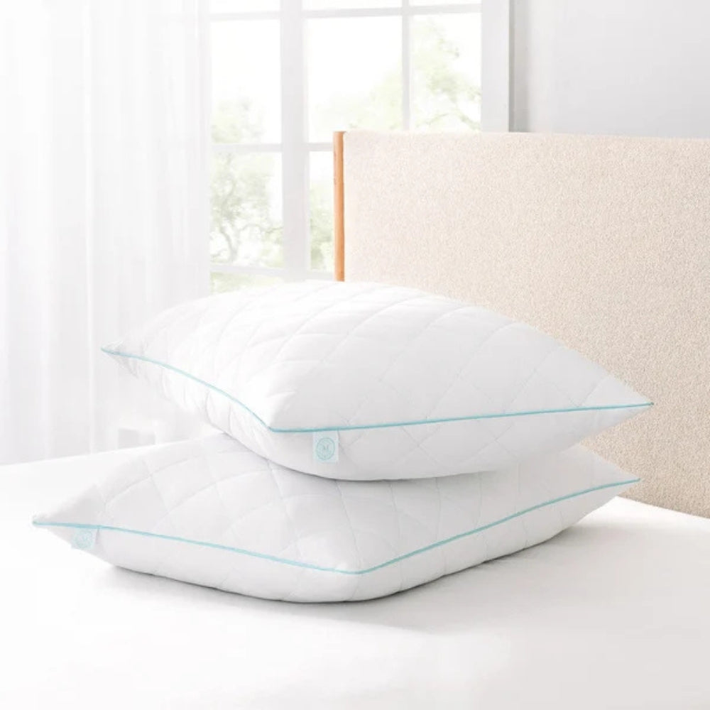 Oreiller En Duvet Premium Martha Stewart - Format Jumbo - Blanc - Neuf