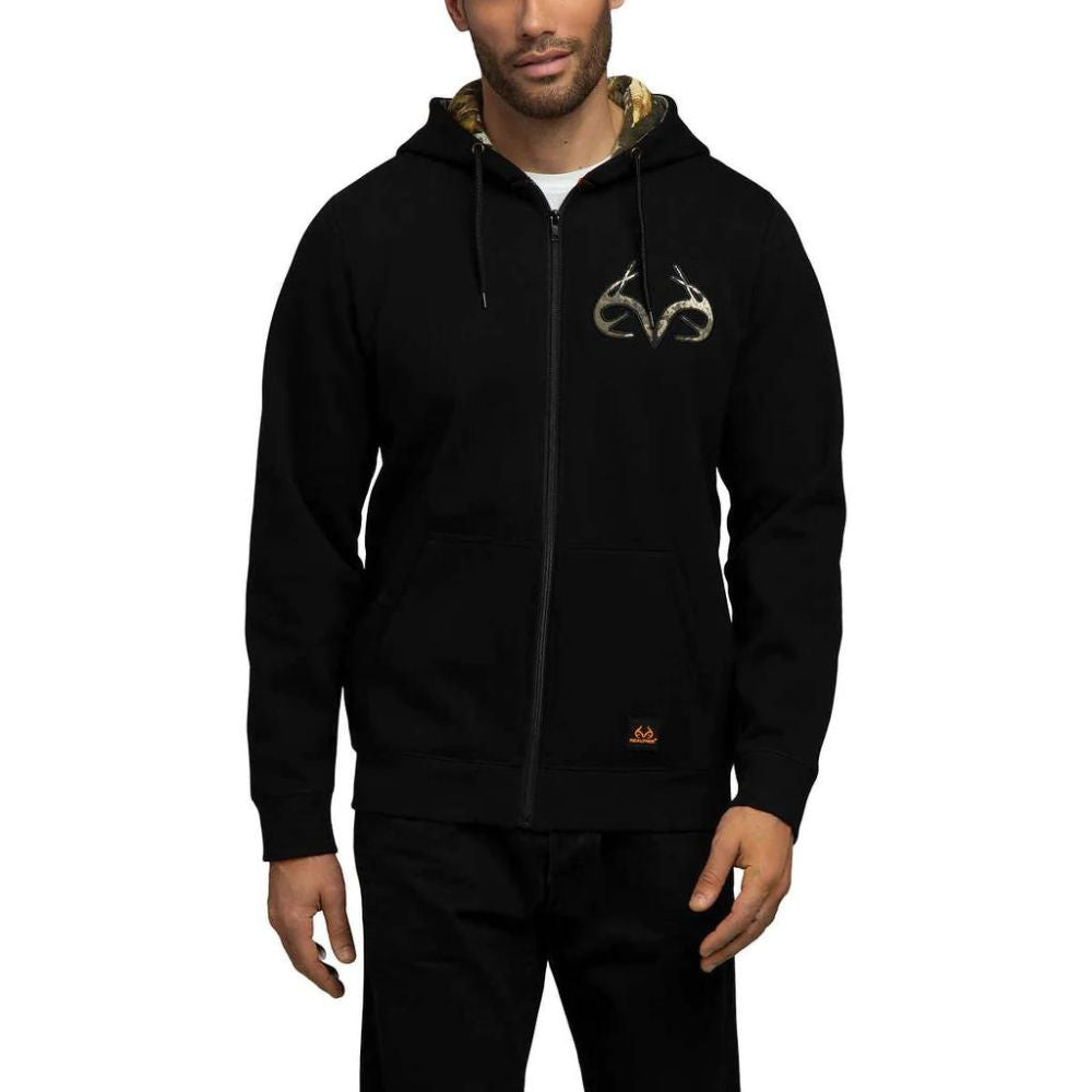 9/S PROJECT FUR ZIP HOODIE - BLACK 9/S PROJECT FUR ZIP HOODIE