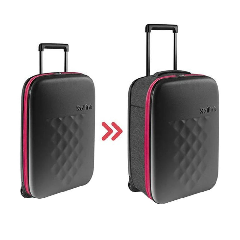 Valise Cabine Rigide Roll Road Flex - Noir - 40x31x20 Cm (XS) - Neuve Sous Blister