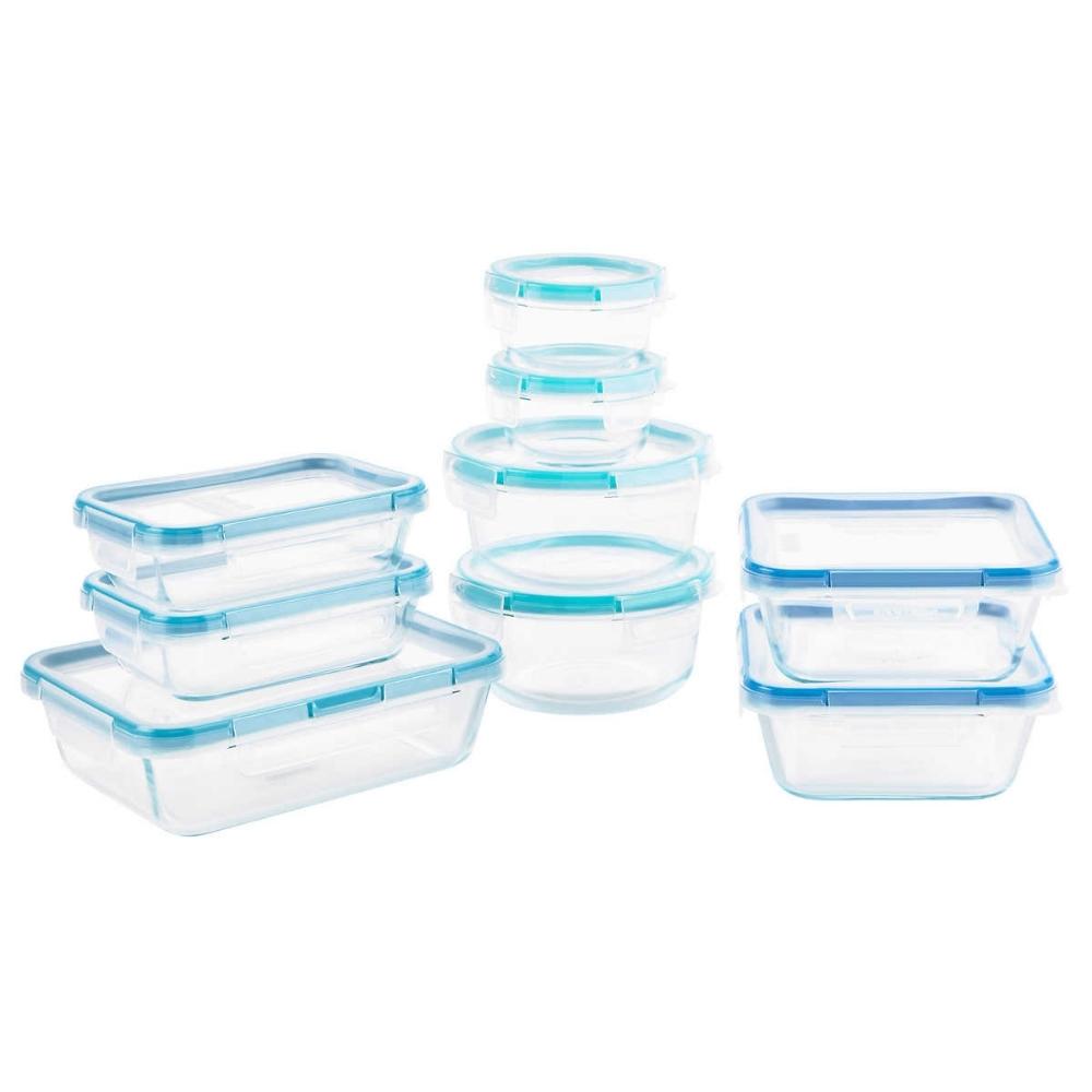 Snapware 18-Piece Glass Food Storage Container Set – CHAP Aubaines