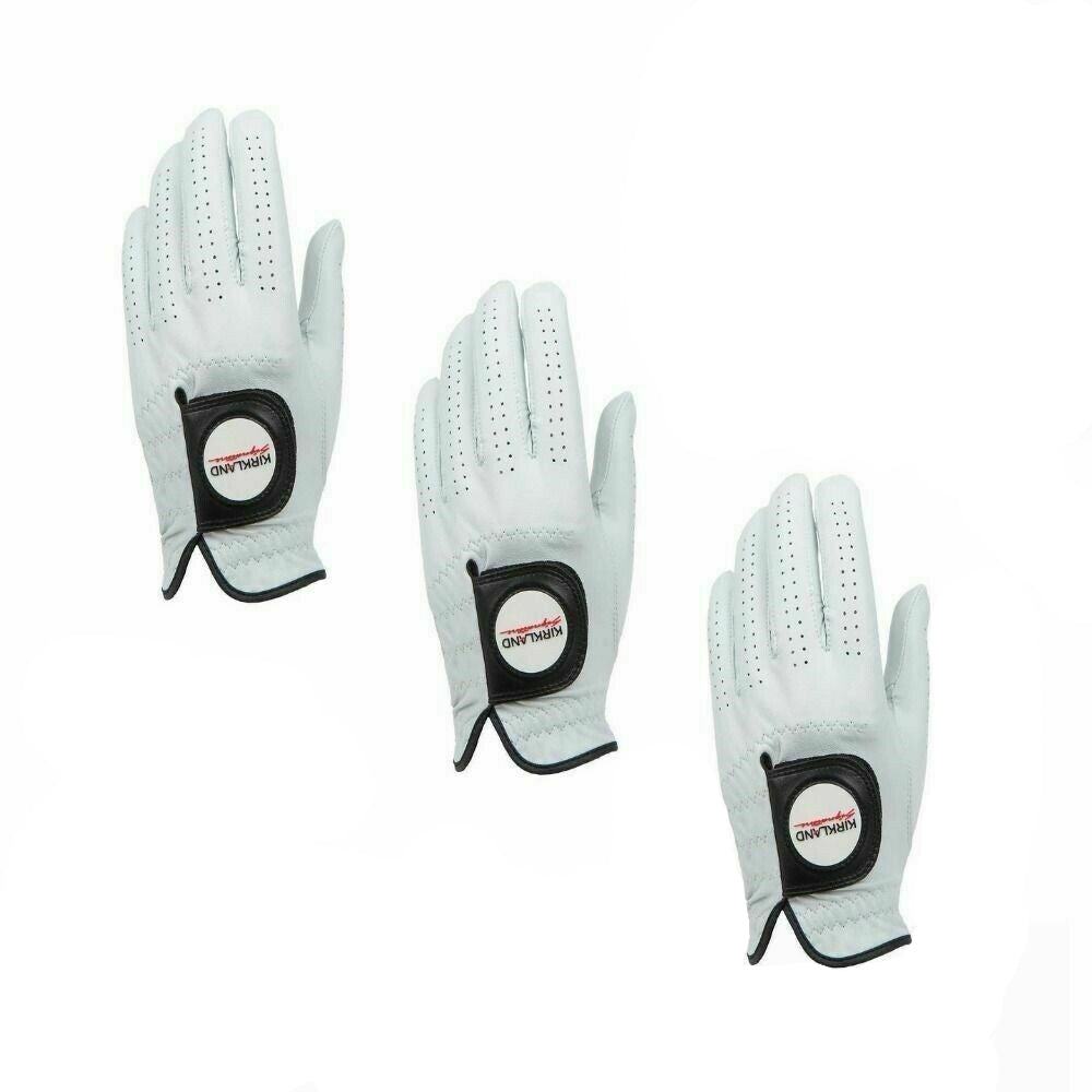 Kirkland Signature Leather Golf Gloves 3-Pack