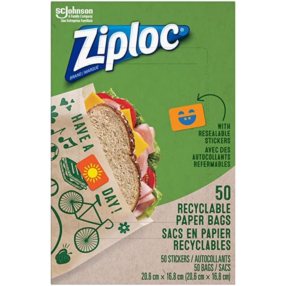 Ziploc Recyclable Paper Bags CHAP Aubaines