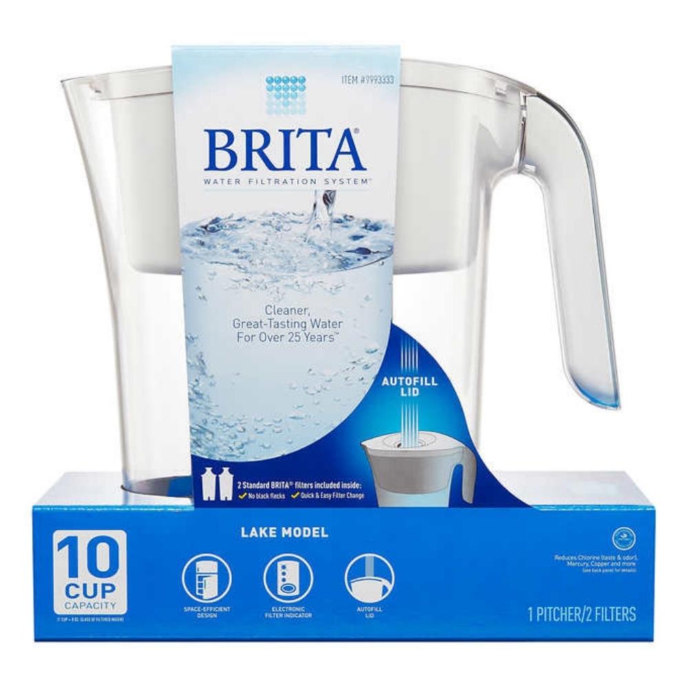 Brita - Grand pichet filtre à eau, 10 tasses