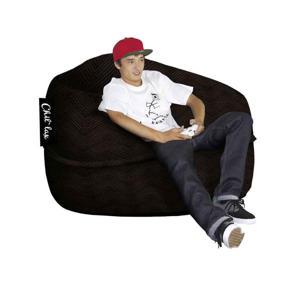 Chillax Ultra Plush Brown Traditional Armchair CHAP Aubaines