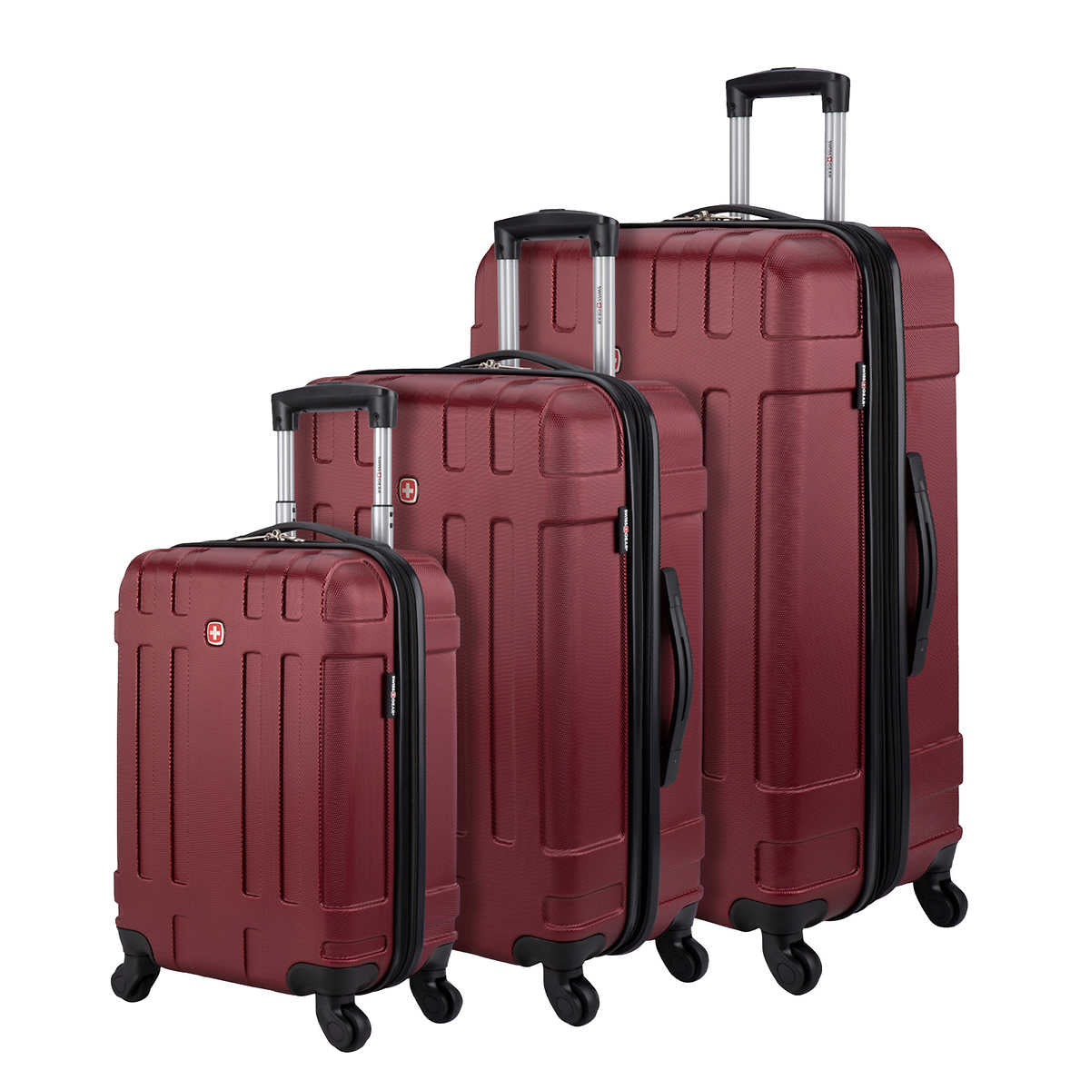 Hardcase Luggage Swiss Luggage Big W Swiss Gear Tyak 3-Piece