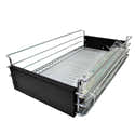 Rail Coulissant Pour Panier - 2 Pièces, Blanc, Dimensions ~26,4x2,9x1,1 Cm - Transforme Vos Bacs En Tiroirs, Sans Perçage - 5