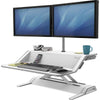 Fellowes Lotus - Pre-Assembled Adjustable Sit-Stand Desk BLACK