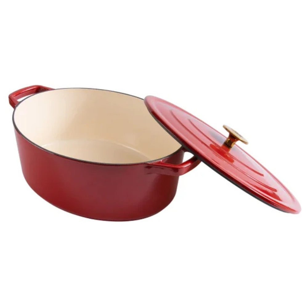 Chuck Hughes - Cocotte ovale en fonte, 5,2 L