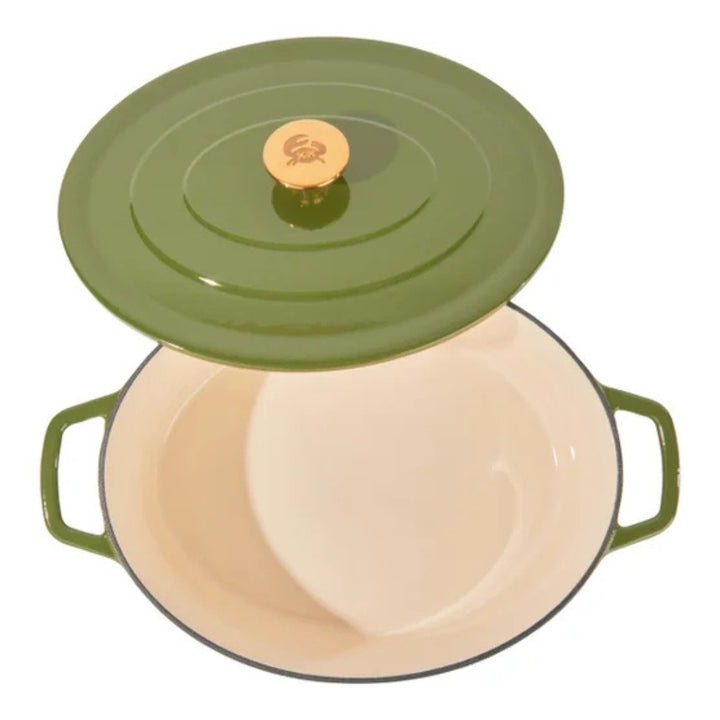 Chuck Hughes - Cocotte ovale en fonte, 5,2 L
