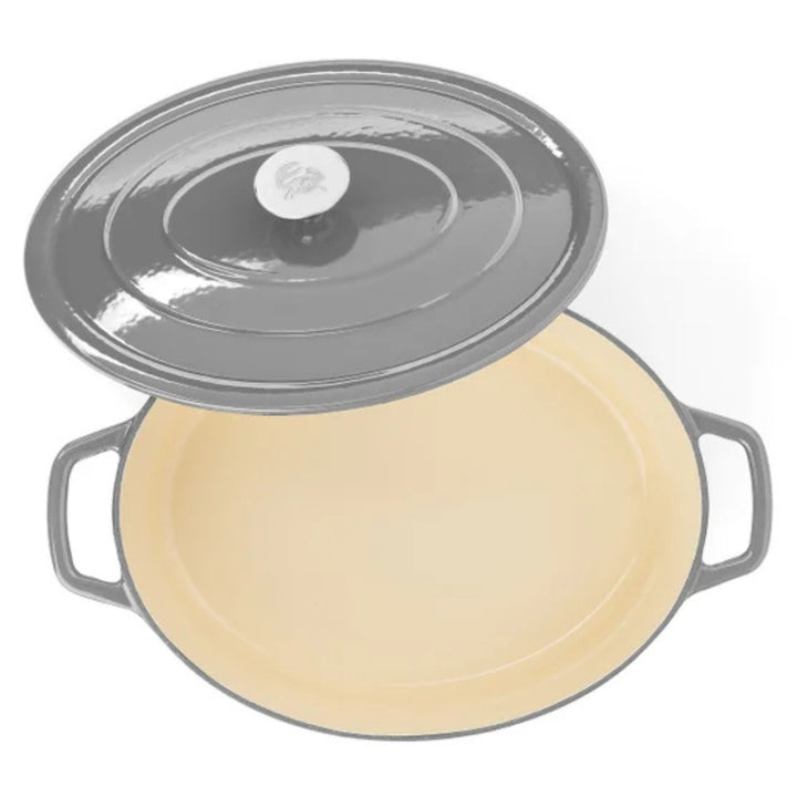 Chuck Hughes - Cocotte ovale en fonte, 5,2 L