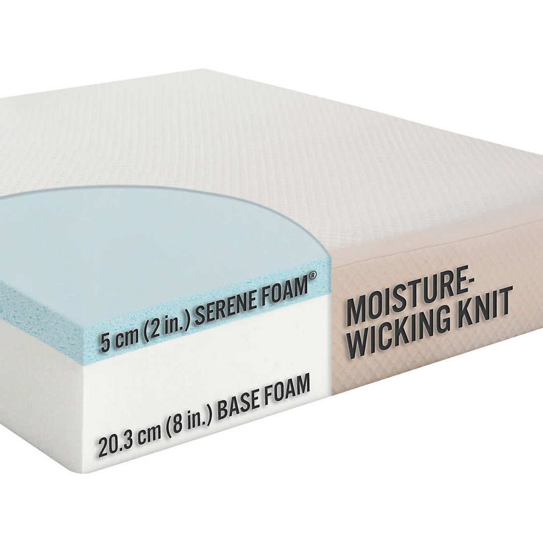 Comfort Tech - Matelas simple en mousse moyenne Serene