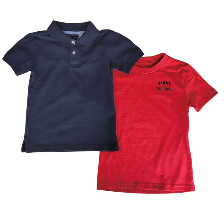 Tommy Hilfiger - Ensemble chandail a manches courte, 2 pièces