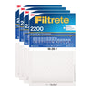Filtrete - 3M MPR 2200 Premium Furnace Filters 2.5 cm (1 in), Pack of 4