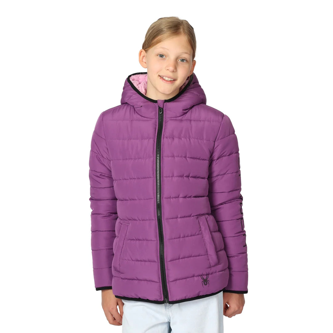 Spyder - Manteau matelassé doublé en sherpa