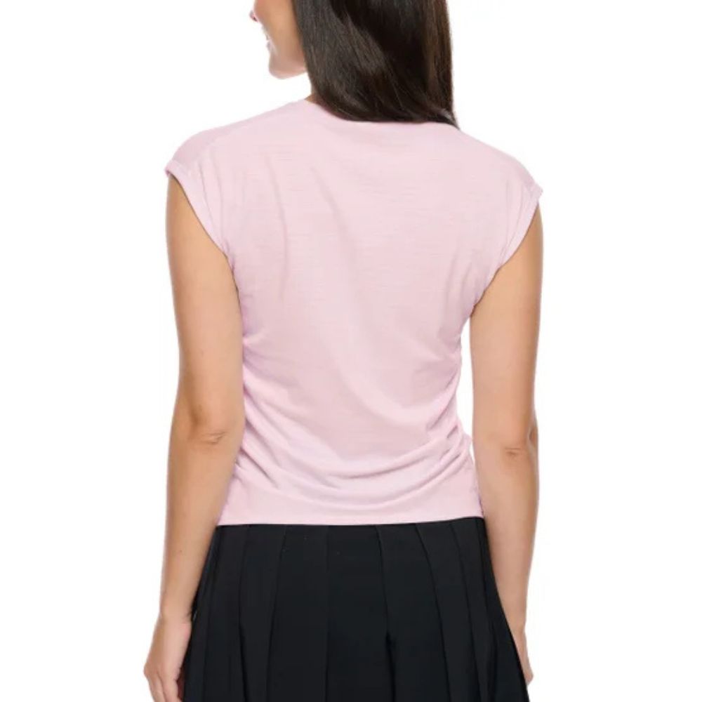 Lolë – T-shirt actif à fronces latérales
