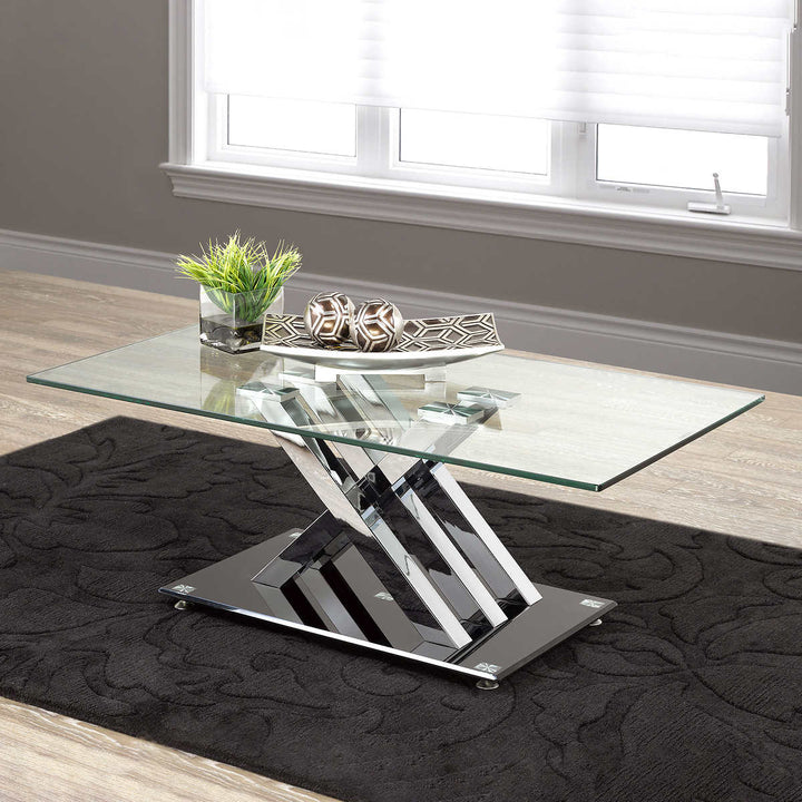 Carrare - Table basse en verre