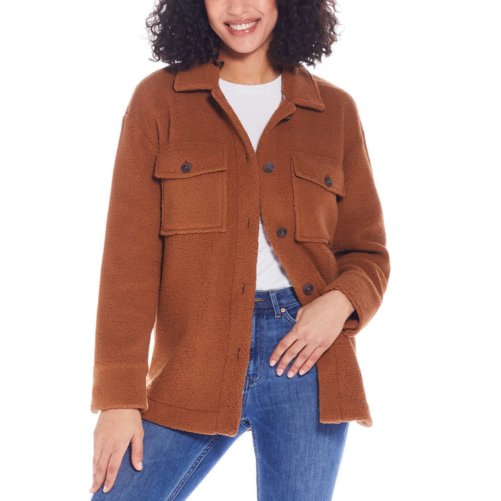 Weatherproof Sherpa Lined Shirt Jacket