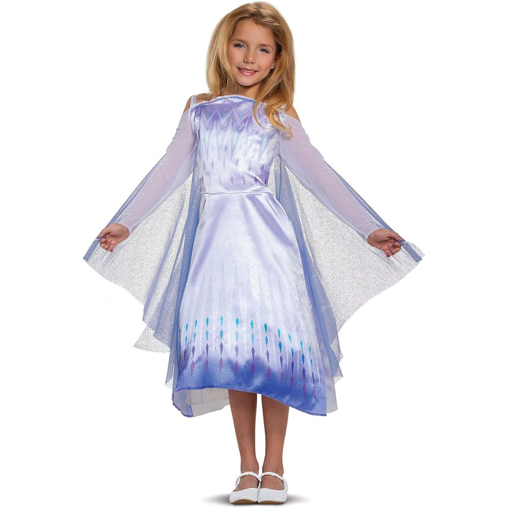 Disguise - Costume Elsa de La Reine des Neiges 2 pour fille, robe classique et cape