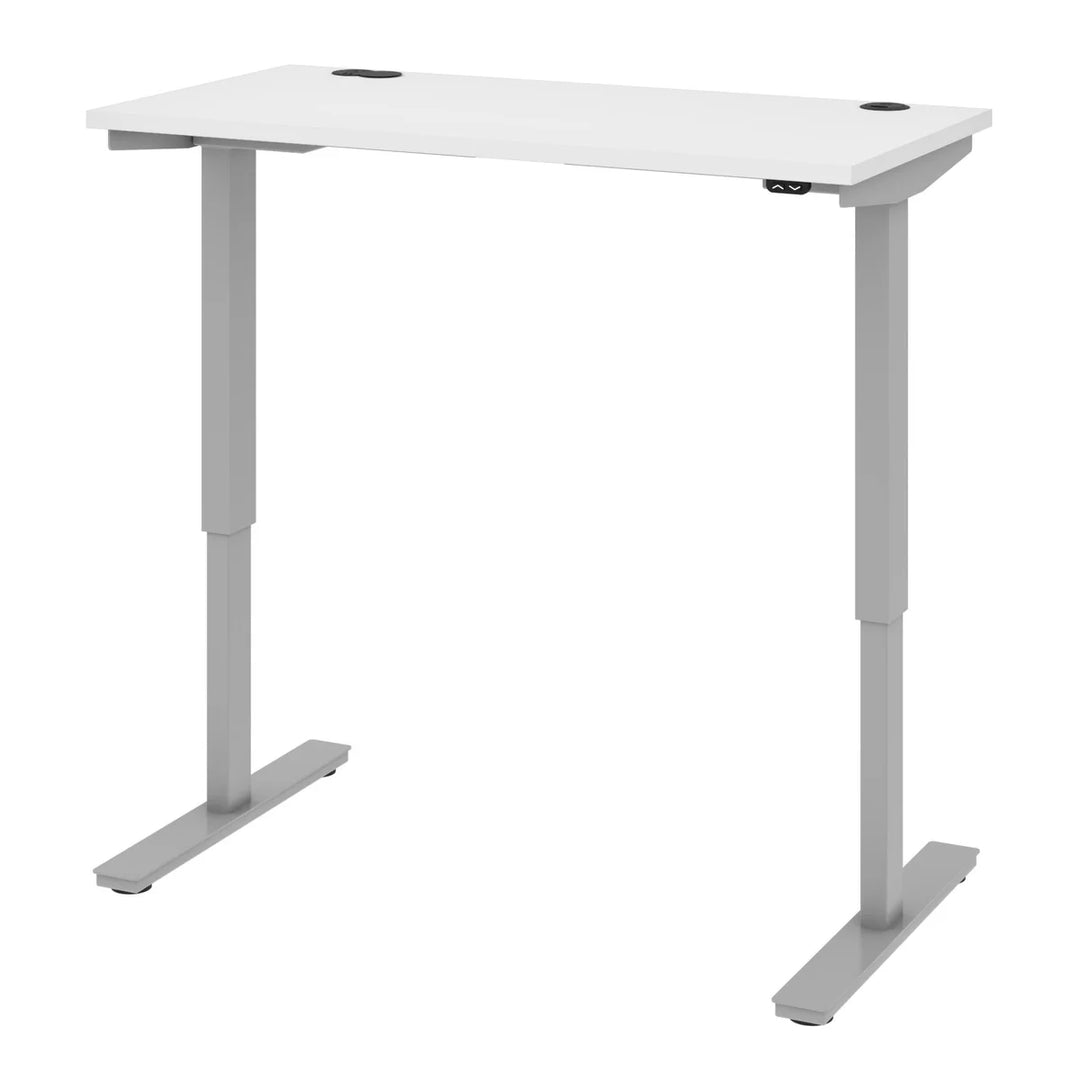 Bestar - Bureau à hauteur réglable de 61 × 122 cm (24 × 48 po)