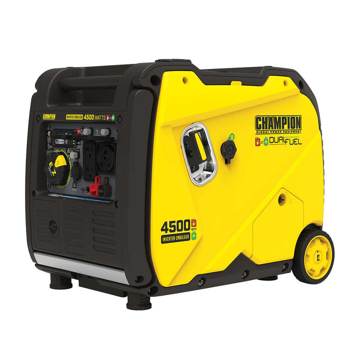 Champion - 4,500-Watt DUAL FUEL Generator with Electric Start