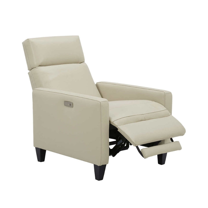 Gilman Creek Furniture Leather Recliner with Power Recliner and Manu