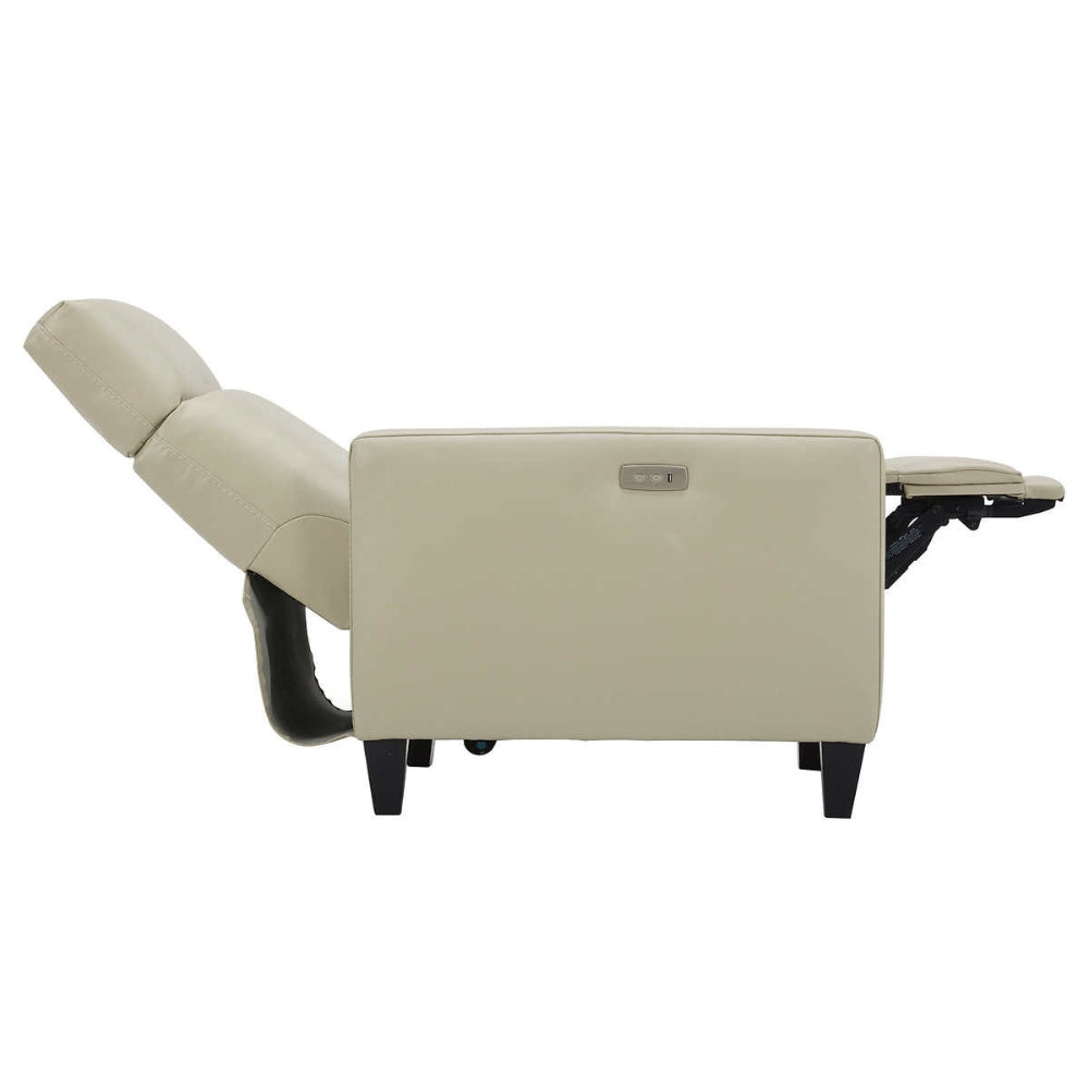 Gilman Creek Furniture Leather Recliner with Power Recliner and Manu