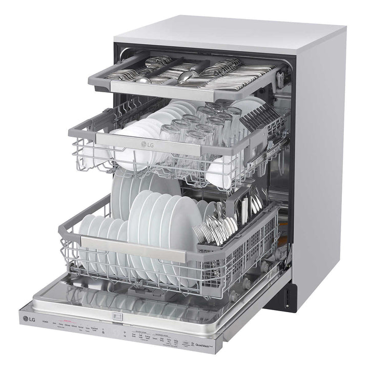 LG - 24" Built-In Dishwasher with Top Controls