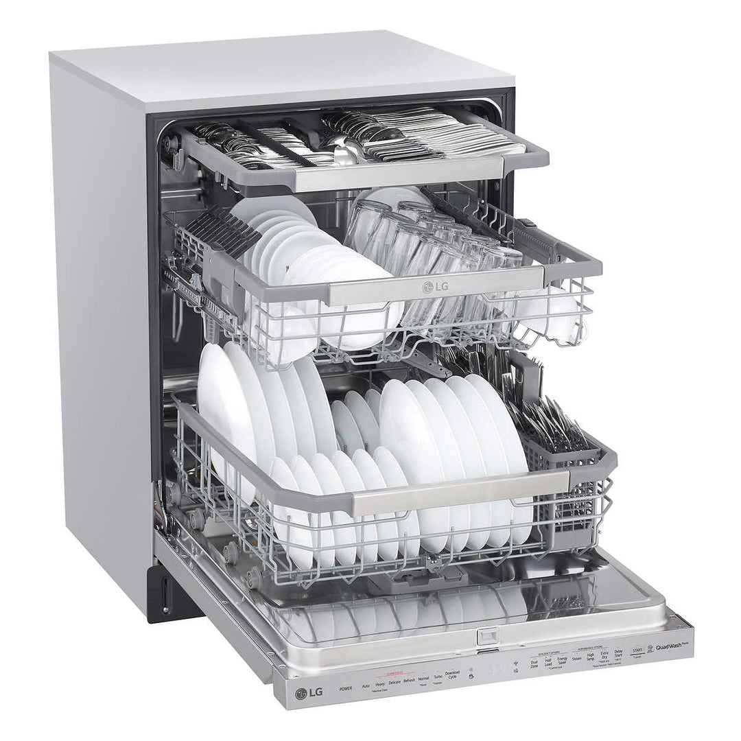 LG - 24" Built-In Dishwasher with Top Controls