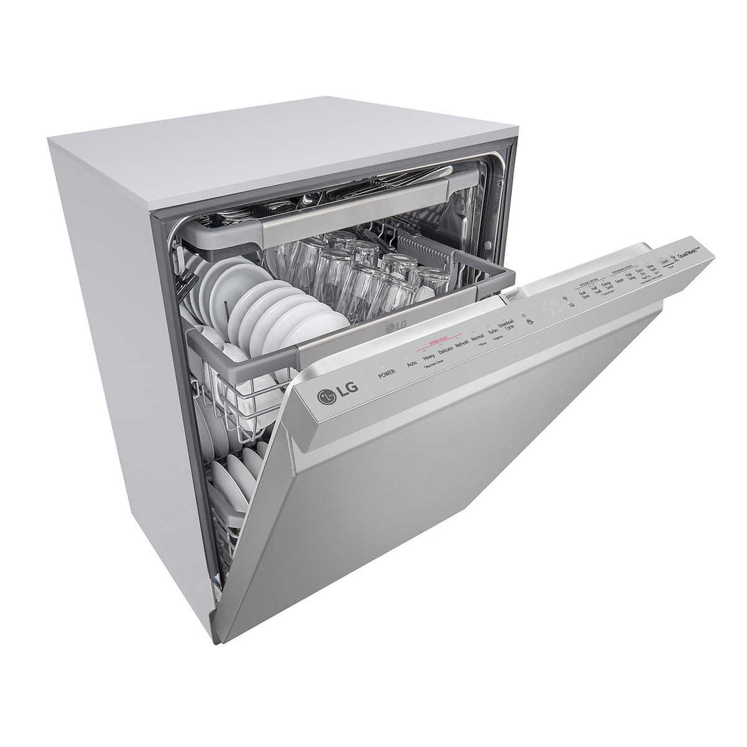 LG - 24" Built-In Dishwasher with Top Controls