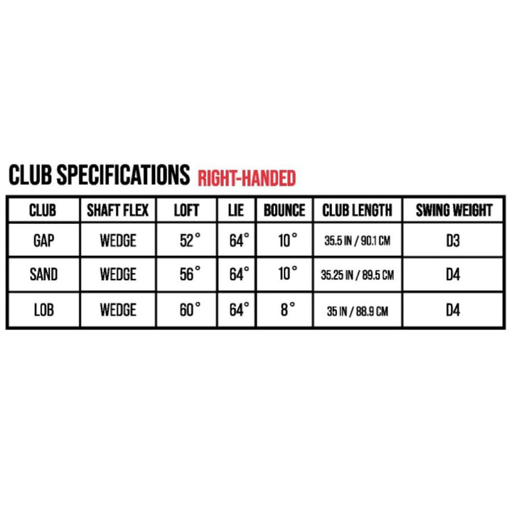 Kirkland Signature - Ensemble de bâton de golf, 3 pièces
