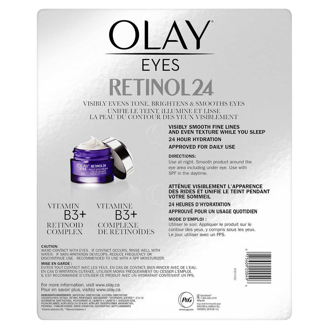 Olay - Crème pour les yeux Retinol 24