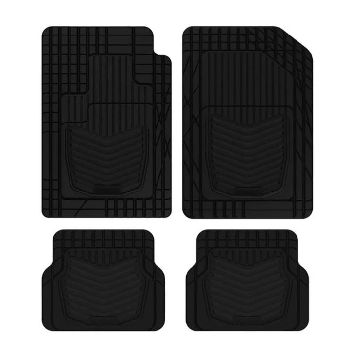 Michelin - Tapis de voiture recyclé, 4 pièces, noir