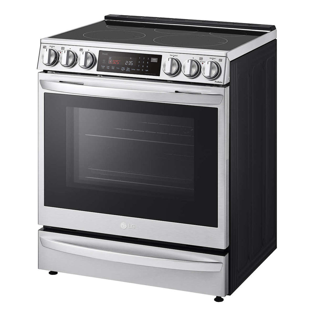 LG - Cuisinière 6,3 pi³ avec Smart Wi-Fi - AirFry