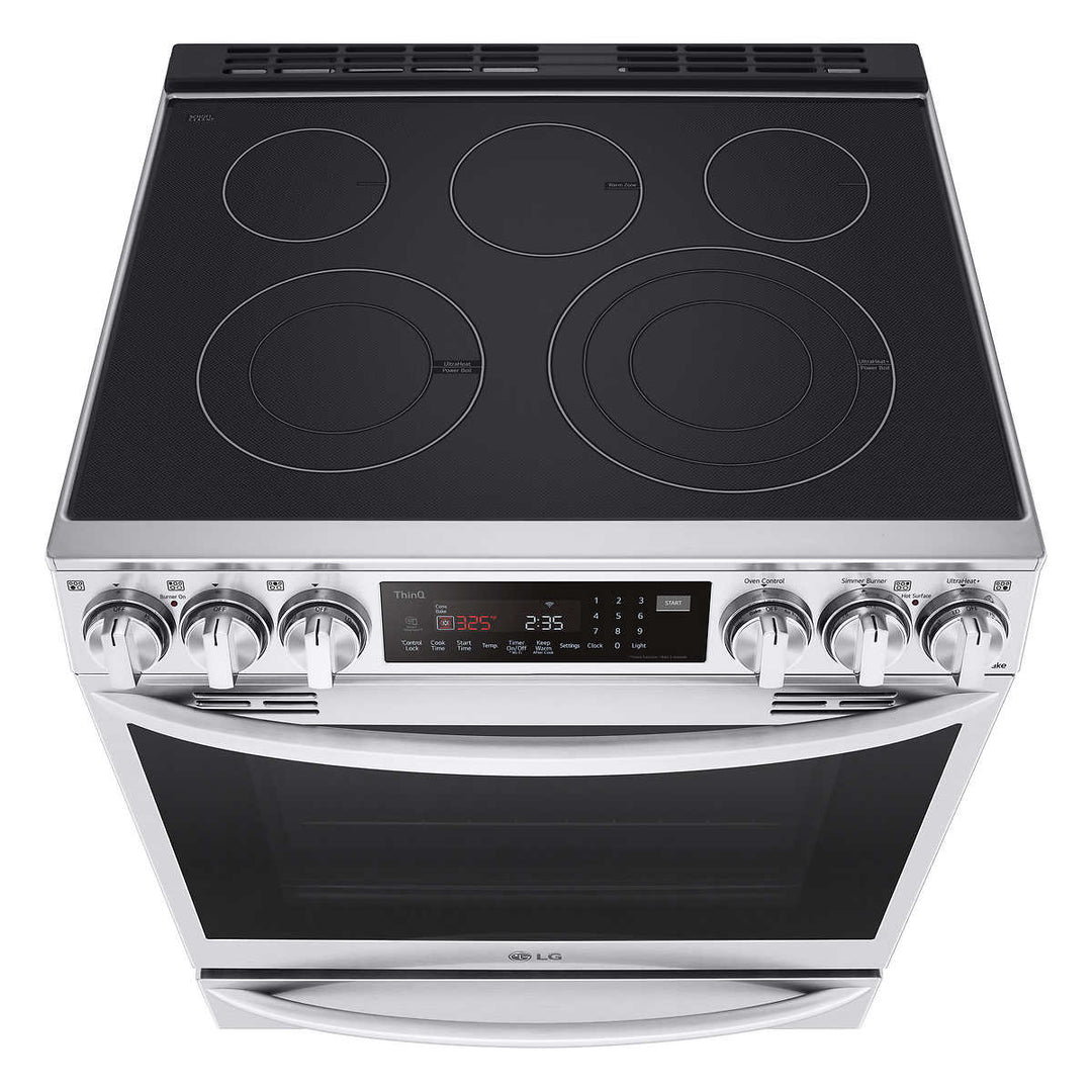 LG - Cuisinière 6,3 pi³ avec Smart Wi-Fi - AirFry
