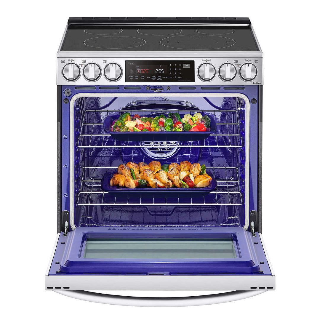 LG - Cuisinière 6,3 pi³ avec Smart Wi-Fi - AirFry