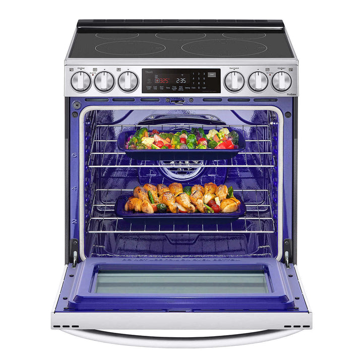 LG - Cuisinière 6,3 pi³ avec Smart Wi-Fi - AirFry