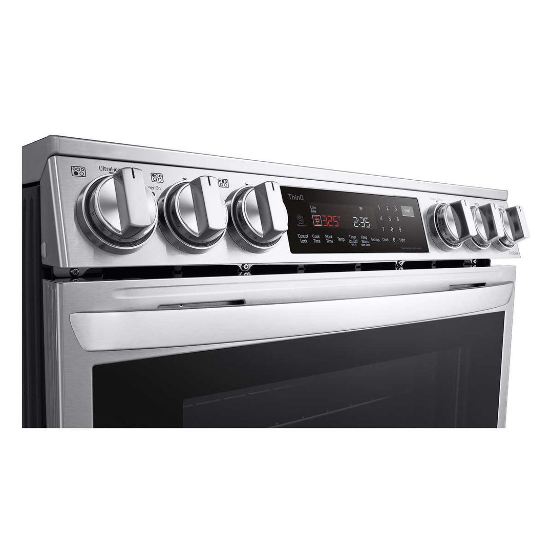 LG - Cuisinière 6,3 pi³ avec Smart Wi-Fi - AirFry