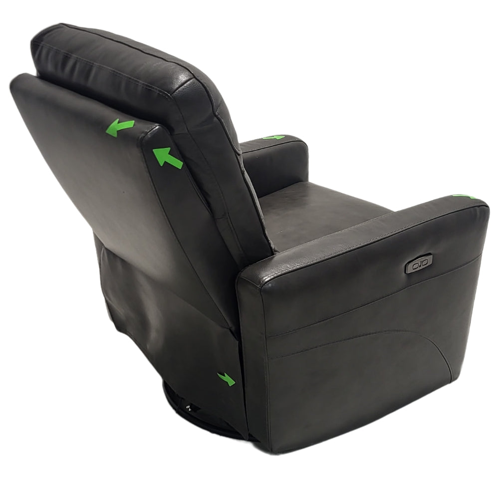 Gilman Creek Furniture Contemporary Swivel Power Recliner