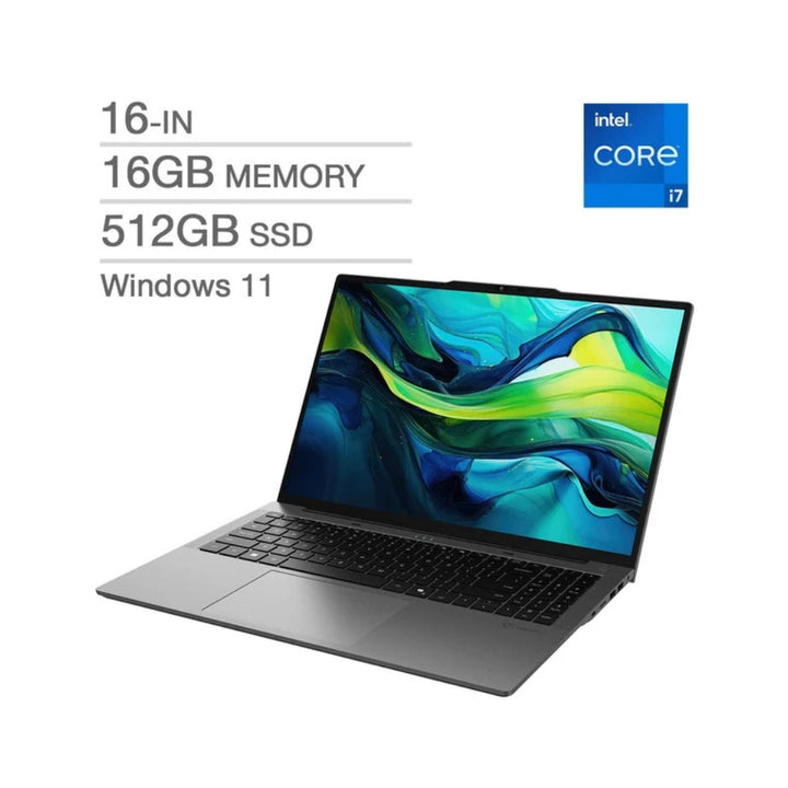 Acer Gateway - 16.0" Laptop, Intel i7-1255U