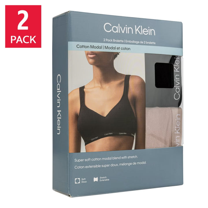 Calvin Klein - Soutien-gorge sans coutures, paquet de 2