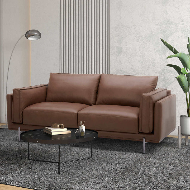 Gilman Creek - Nash Modern Leather Sofa