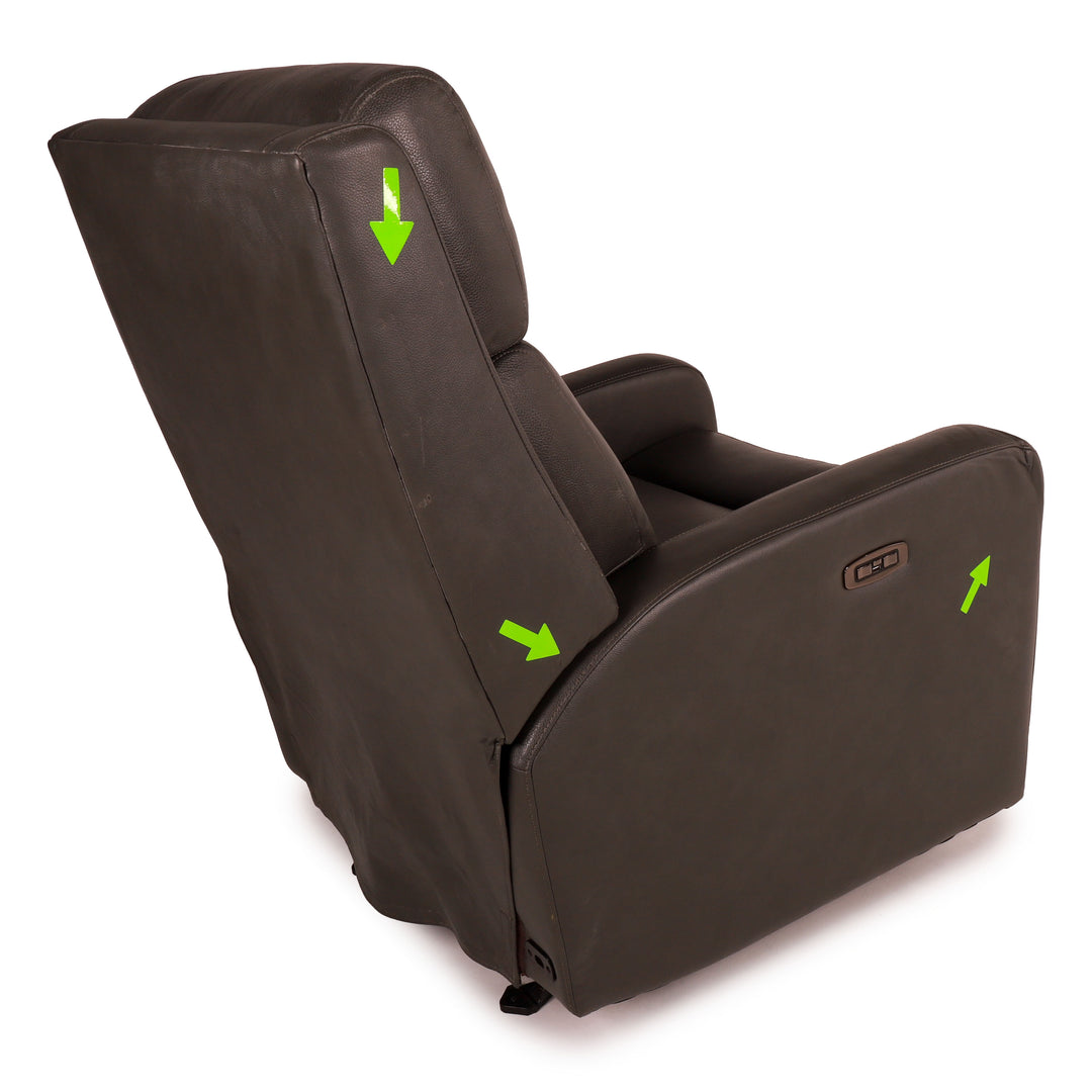 Synergy Home Arnie Leather Power Recliner