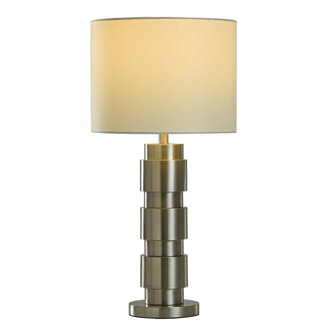 Stylecraft - Lampe de table moderne en acier, paquet de 2