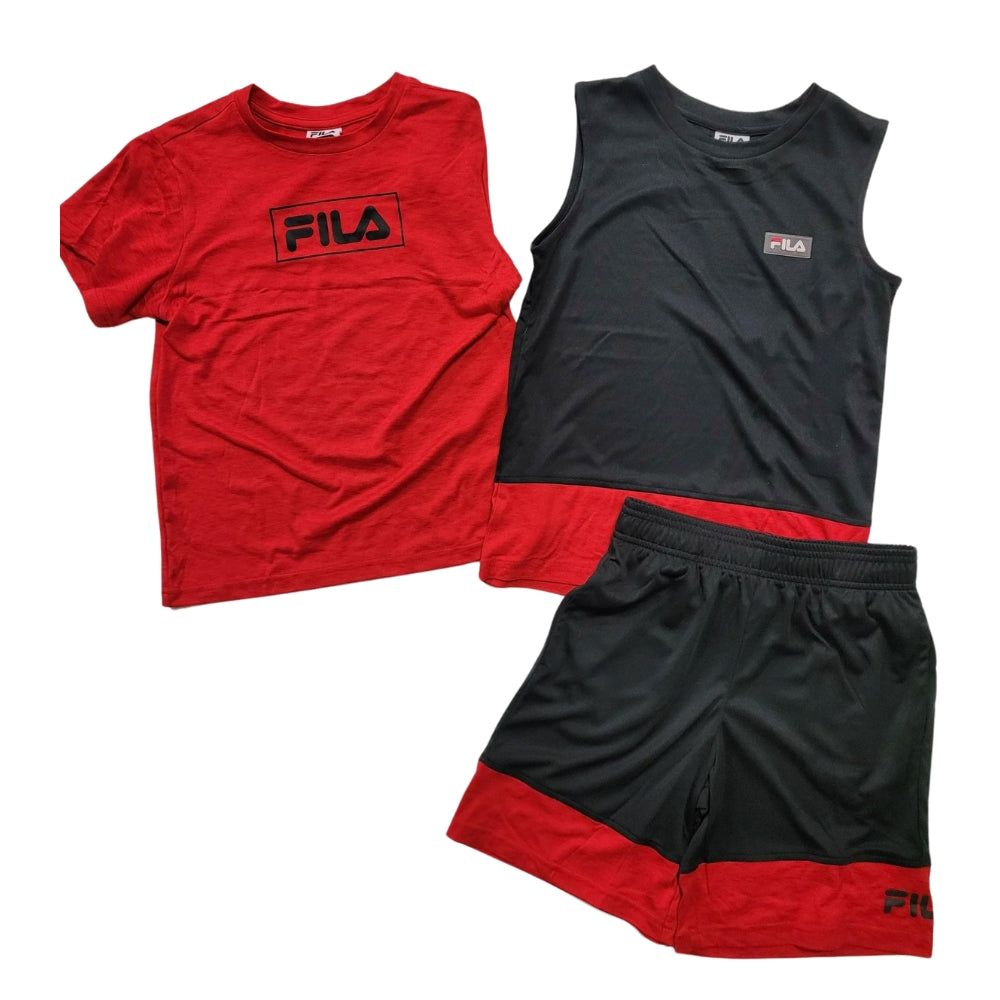 Spartoo Vetement Enfant Fila Prix T Shirt Fila Fila BELLANO Noir