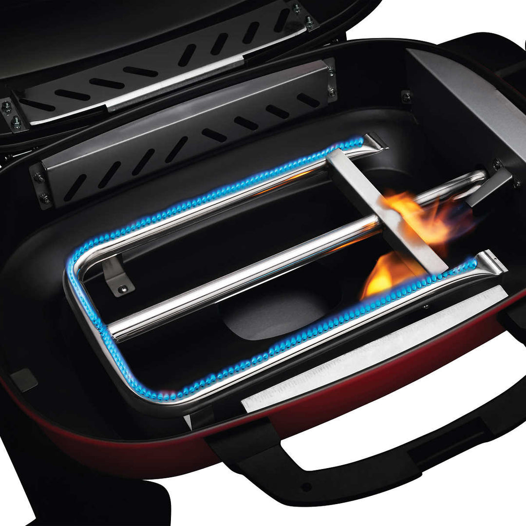 Napoléon - Barbecue portatif au gaz propane Travel 240 avec couvercle