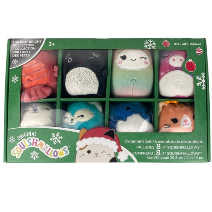 Kelly Toys - Set of 8 multicolored Squishmallows soft toys