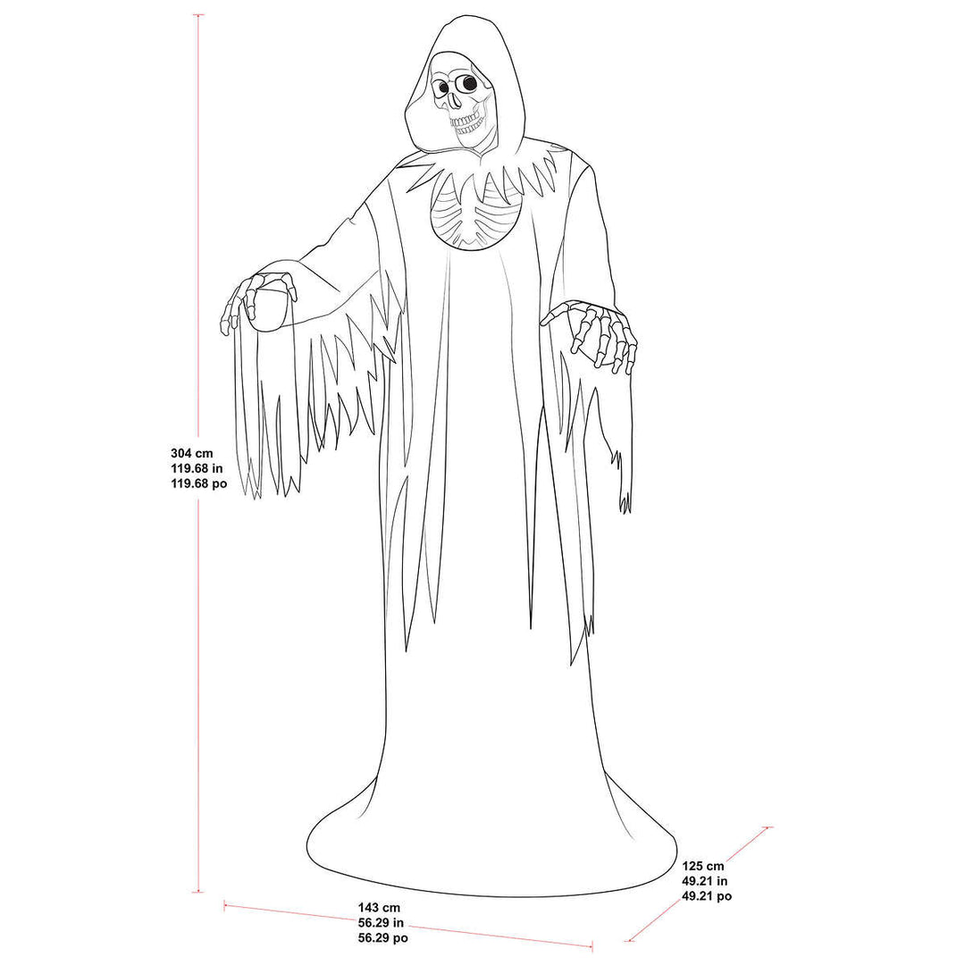 Animated Towering Reaper - 10 ft (3.04 m)